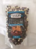 Mängden socker i Céréales enrobées 3 chocolats