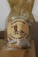 Mängden socker i Nougat tendre caramel beurre salé