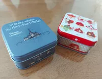 Mängden socker i caramels tendres au beurre salé et a la fleur de sel de guerande