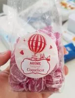 Mängden socker i bonbon coquelicot