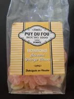 Mängden socker i Bonbon saveur orange et citron