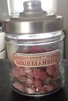 Mängden socker i bonbon saveurs framboise et myrtille