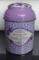 Mängden socker i Bonbons saveur violette