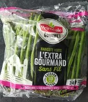 Mängden socker i Haricots verts l'extra gourmand sans fil