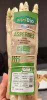 Mängden socker i Asperges blanches biologiques