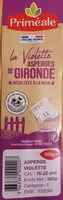 Mängden socker i La Violette Asperge de Gironde