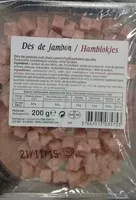 Mängden socker i Dés de jambon