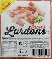 Mängden socker i Lardons fumés