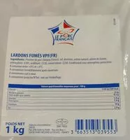 Mängden socker i Lardons fumés