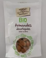 Mängden socker i Amandes décortiquées