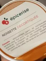 Mängden socker i Noisette décortiquée