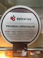 Mängden socker i Pruneau denoyauté