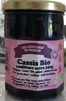 Mängden socker i Confiture Cassis bio