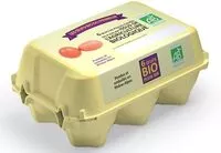 Mängden socker i 6 œufs bio Les Œufs bio du Primeur de poules élevées en plein air issus de l'agriculture biologique