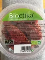 Mängden socker i Tomates séchées bio