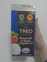 Mängden socker i Mozzarella di bufala Campana aop