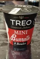 Mängden socker i Mini burrata