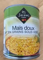 Mängden socker i Maïs dous