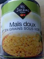 Mängden socker i Maïs doux en grain