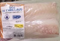 Mängden socker i Dos de cabillaud