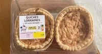 Mängden socker i Quiches Lorraines