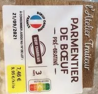 Mängden socker i Hachis parmentier