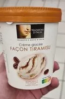 Mängden socker i Crème glacée façon tiramisu