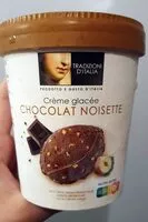 Mängden socker i Crème glacée chocolat noisette
