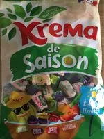 Mängden socker i Bonbons Krema Fruits de Saison