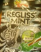 Mängden socker i Regliss'mint