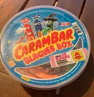 Mängden socker i Carambar Blagues box