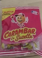 Mängden socker i Carambar - la sucette