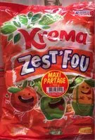 Mängden socker i Krema zest’fou