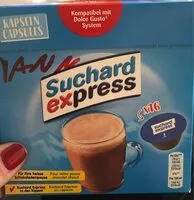 Mängden socker i Suchard Expresss