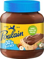 Mängden socker i Pâte a tartiner -30% de sucres