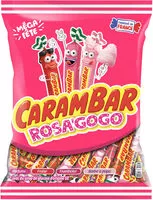 Mängden socker i Carambar rosa'gogo