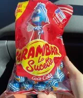 Mängden socker i Carambar « La sucette » Goût Cola