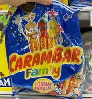 Mängden socker i Carambar Family