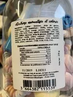 Mängden socker i Assortiments de bonbon