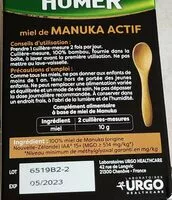 Mängden socker i miel de manuka actif lAA 15 +