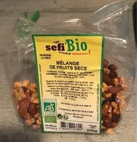 Mängden socker i Melange de fruits secs