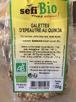 Mängden socker i Galettes d'epeautre au quinoa