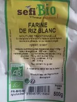 Mängden socker i Farine de riz