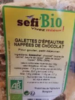 Mängden socker i Galettes d'épeautre nappées de chocolat
