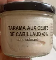 Mängden socker i Tarama aux oeufs de cabillaud