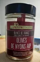 Mängden socker i OLIVES DE NYONS AOP