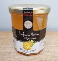 Mängden socker i Confiture extra ananas