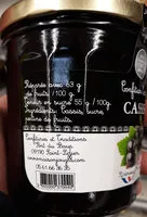 Mängden socker i Confiture extra de cassis