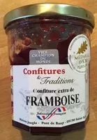 Mängden socker i Confiture Extra De Framboise
