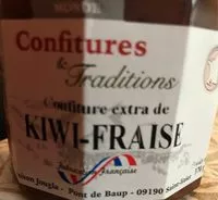 Mängden socker i Confiture extra Kiwi-fraise